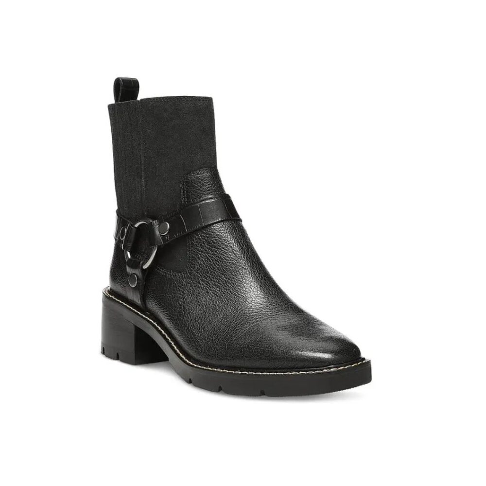 Donald Pliner Women's Mai Harness Booties in Black Size 10